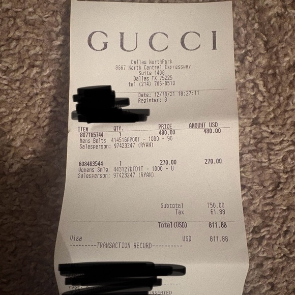 Authentic Gucci Belt - Picture 5 of 5